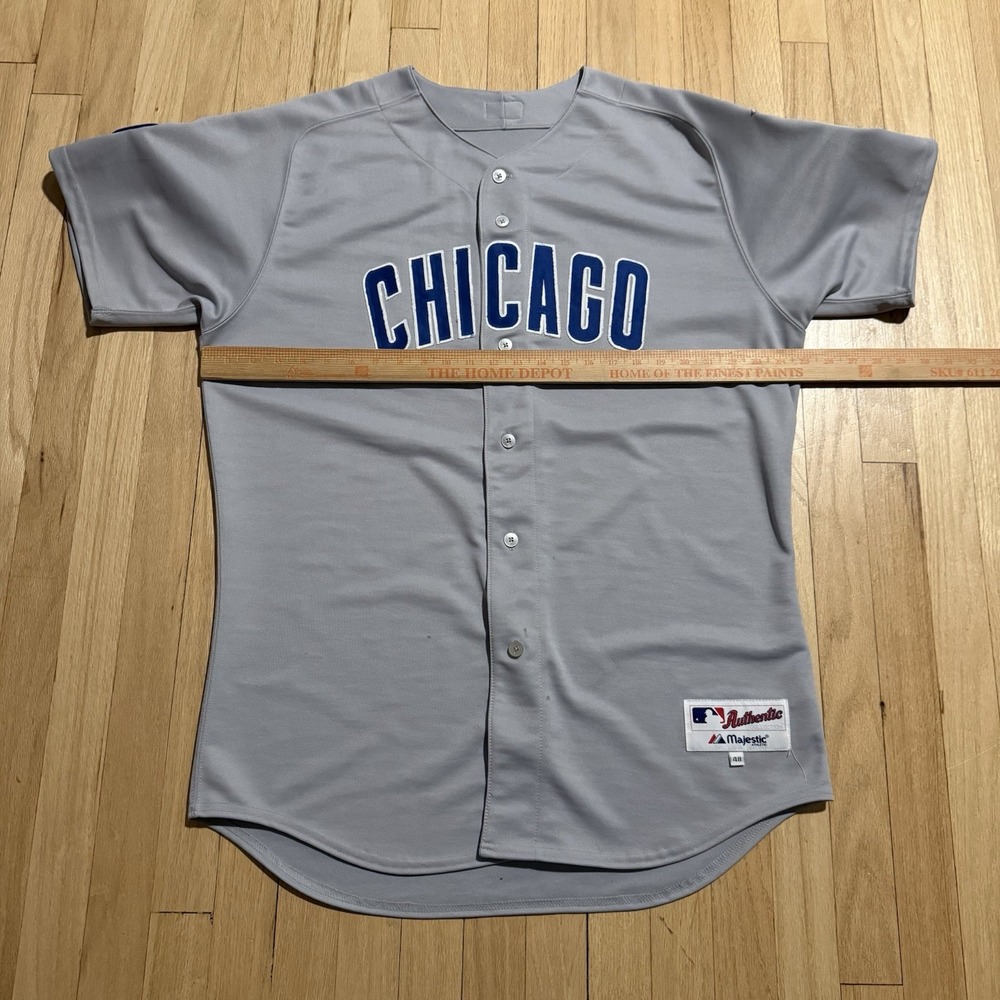 Vintage Chicago Cubs Harry Caray Edition Majestic Jersey Men 48 Hey Hey Stitched - Picture 5 of 12